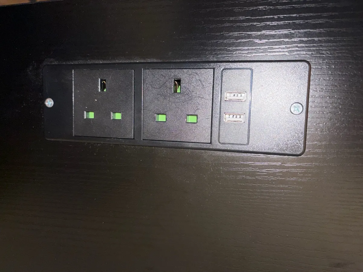 Monitor Stand/Riser with Built-In Socket & USB - Image 3