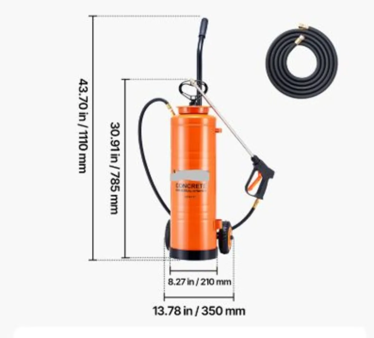 Industrial Sprayer, 17L Large Capacity, Stainless - Image 4