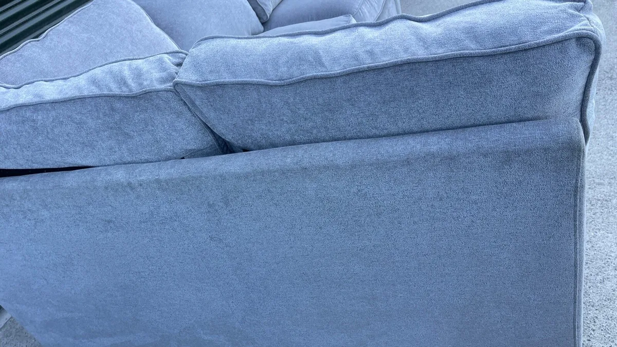 Grey Harvey norman corner L sofa/couch - Image 2