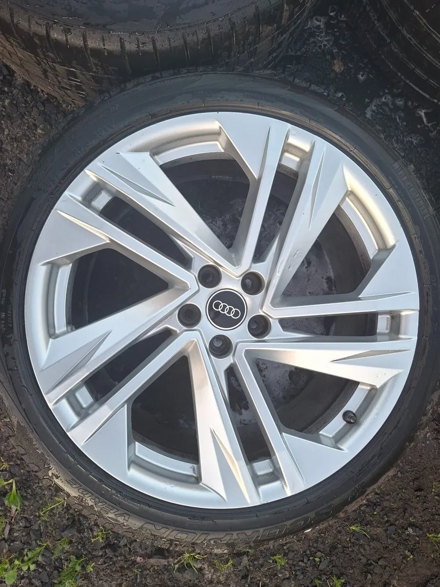 20" Genuine Audi S Line Alloys with tyres - Image 1
