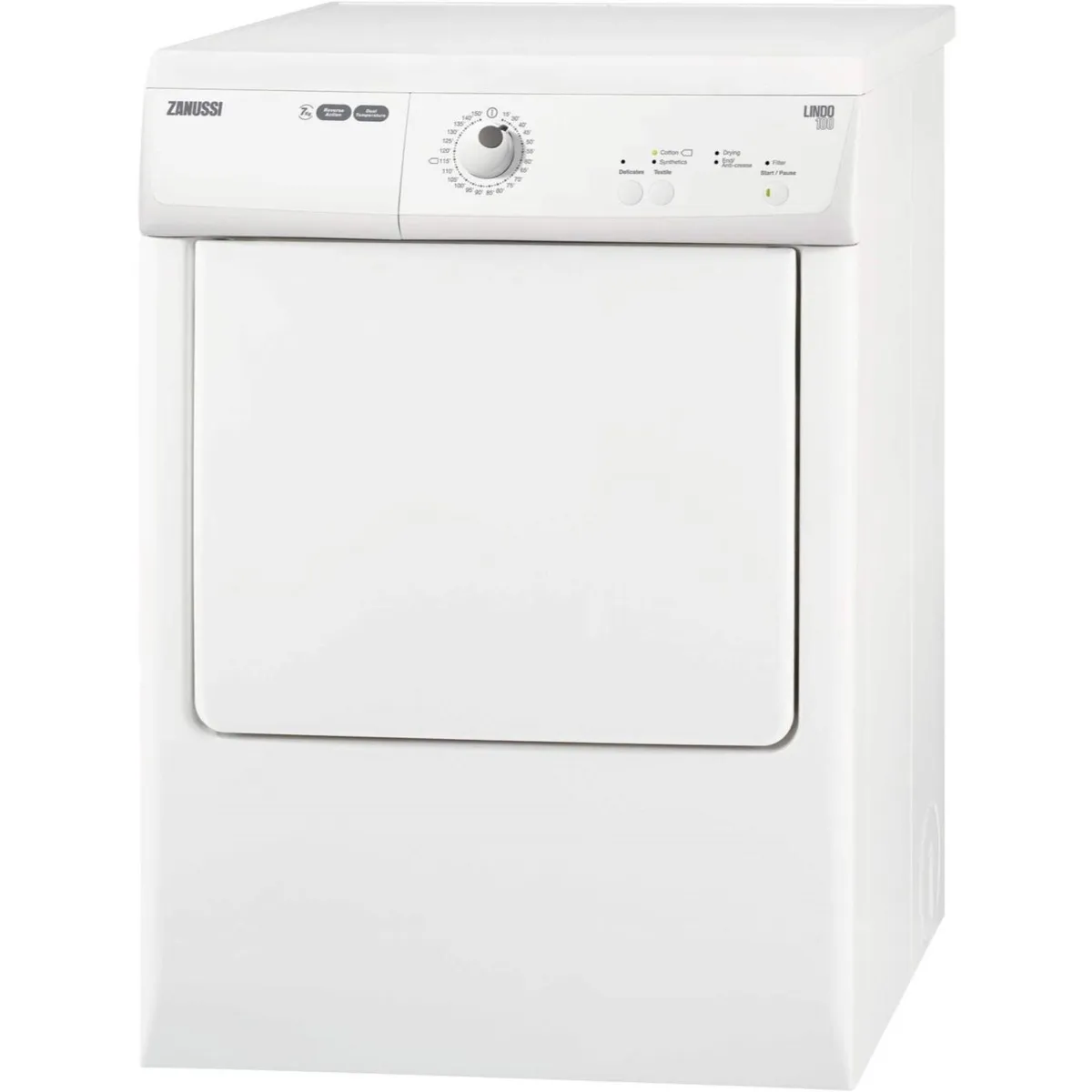Zanussi 7KG White Vented Tumble Dryer - Image 1