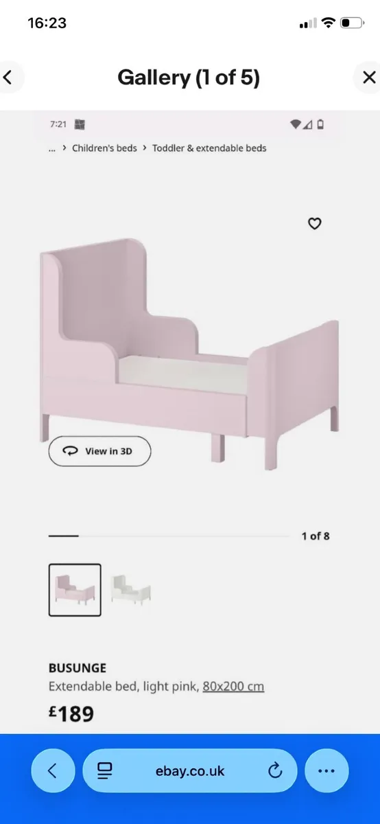 Toddler Bedroom Furniture Set - Image 1