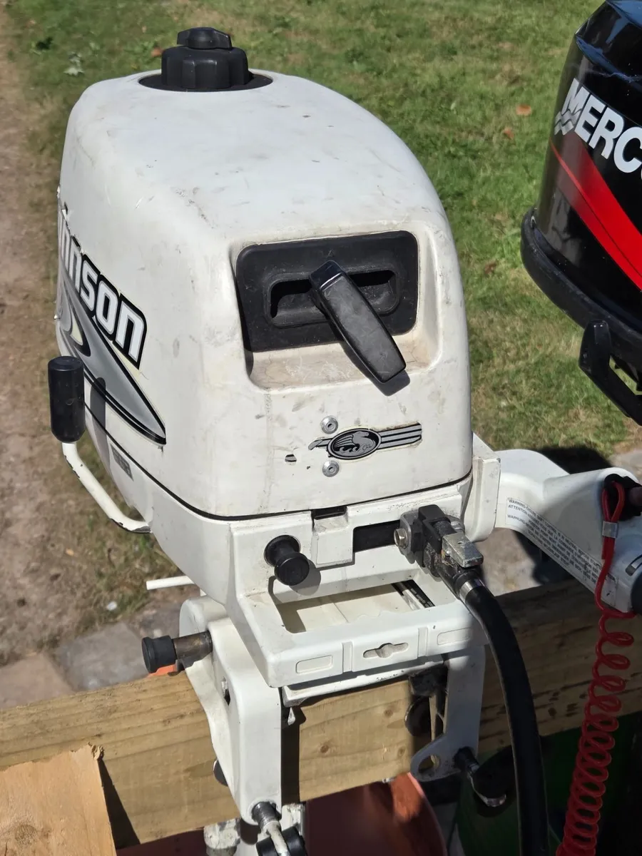Johnson 5HP 2 Stroke Short Shaft Outboard Engine - Image 3