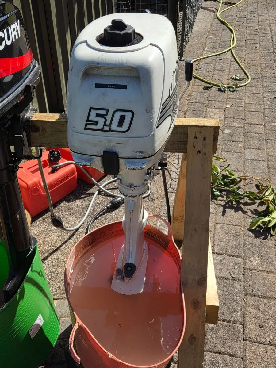 Johnson 5HP 2 Stroke Short Shaft Outboard Engine - Image 4