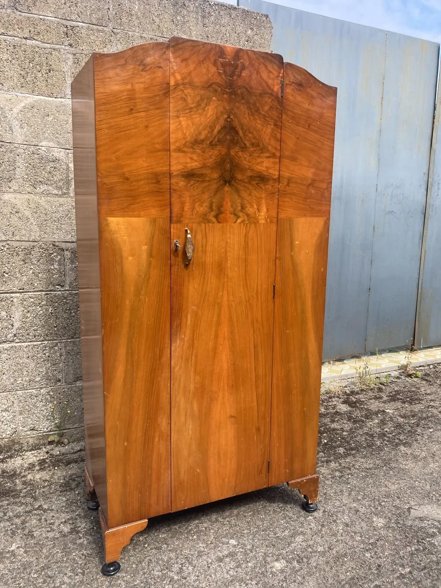 Vintage Wardrobe - Art Deco - Walnut - Image 3