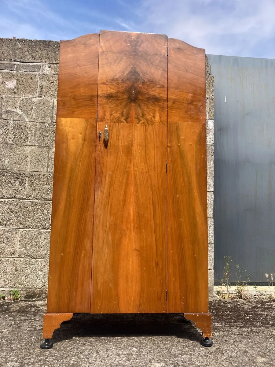Vintage Wardrobe - Art Deco - Walnut - Image 1
