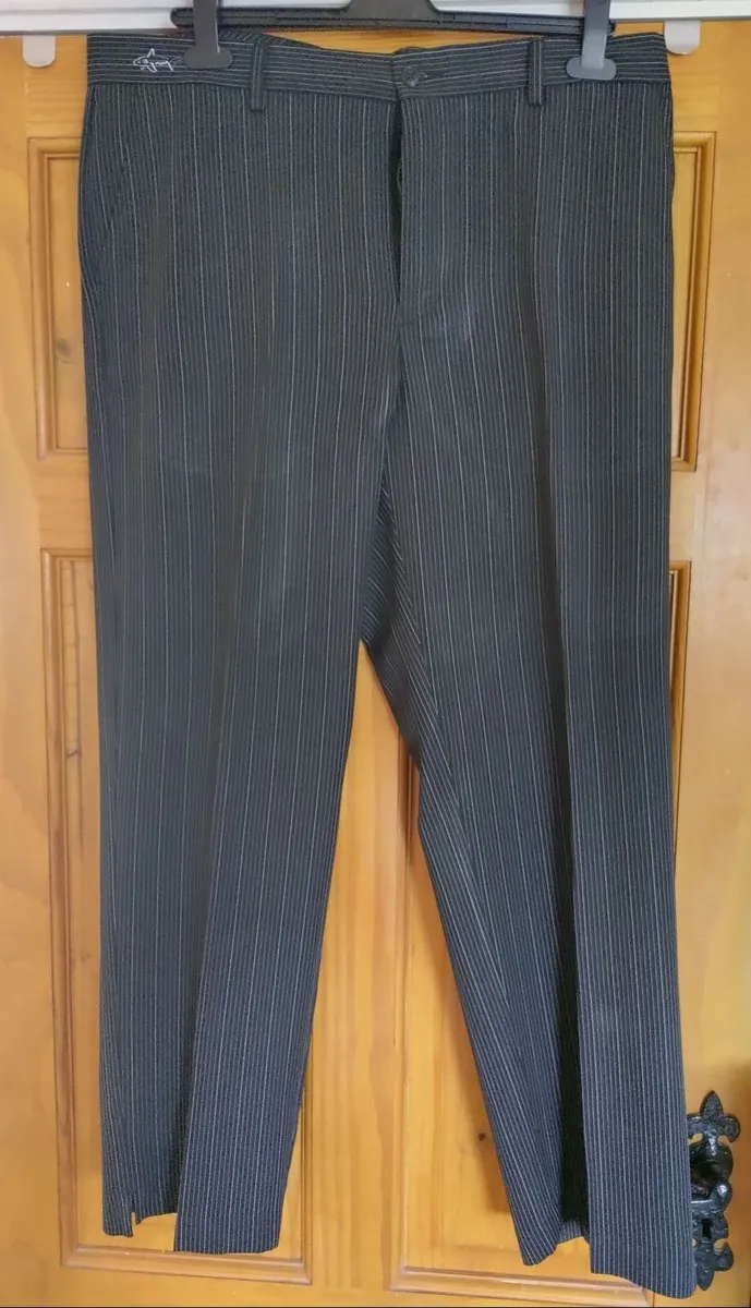 Greg Norman Golf Pinstripe Trousers 36W/30L - Image 2