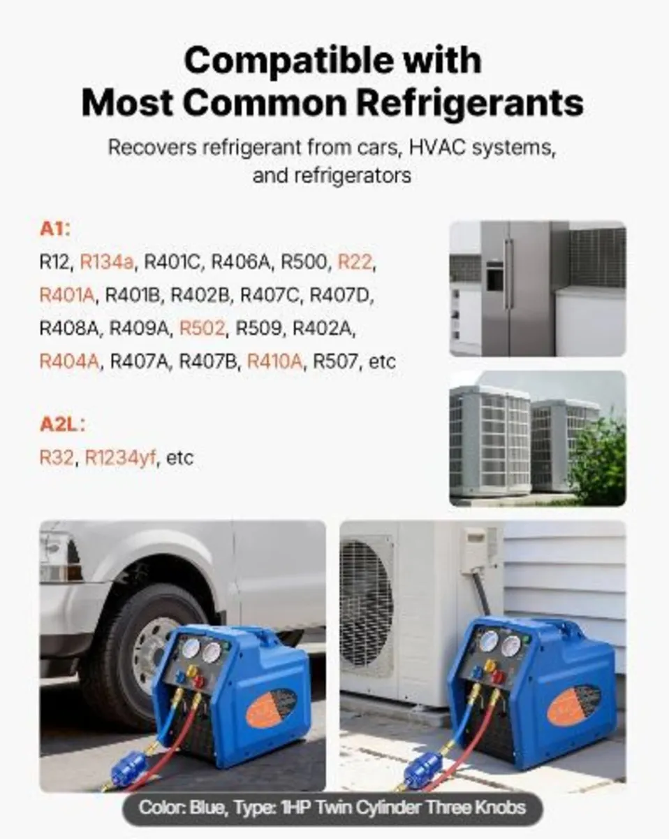 Portable Refrigerant Recovery Machine - Image 2