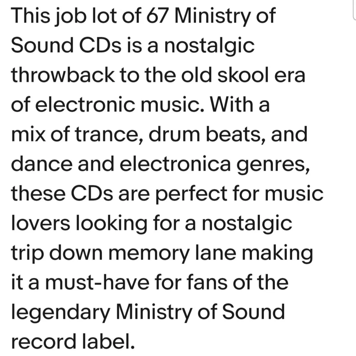 73 x Ministry Of Sound CD JobLot - Old Skool Throw - Image 3