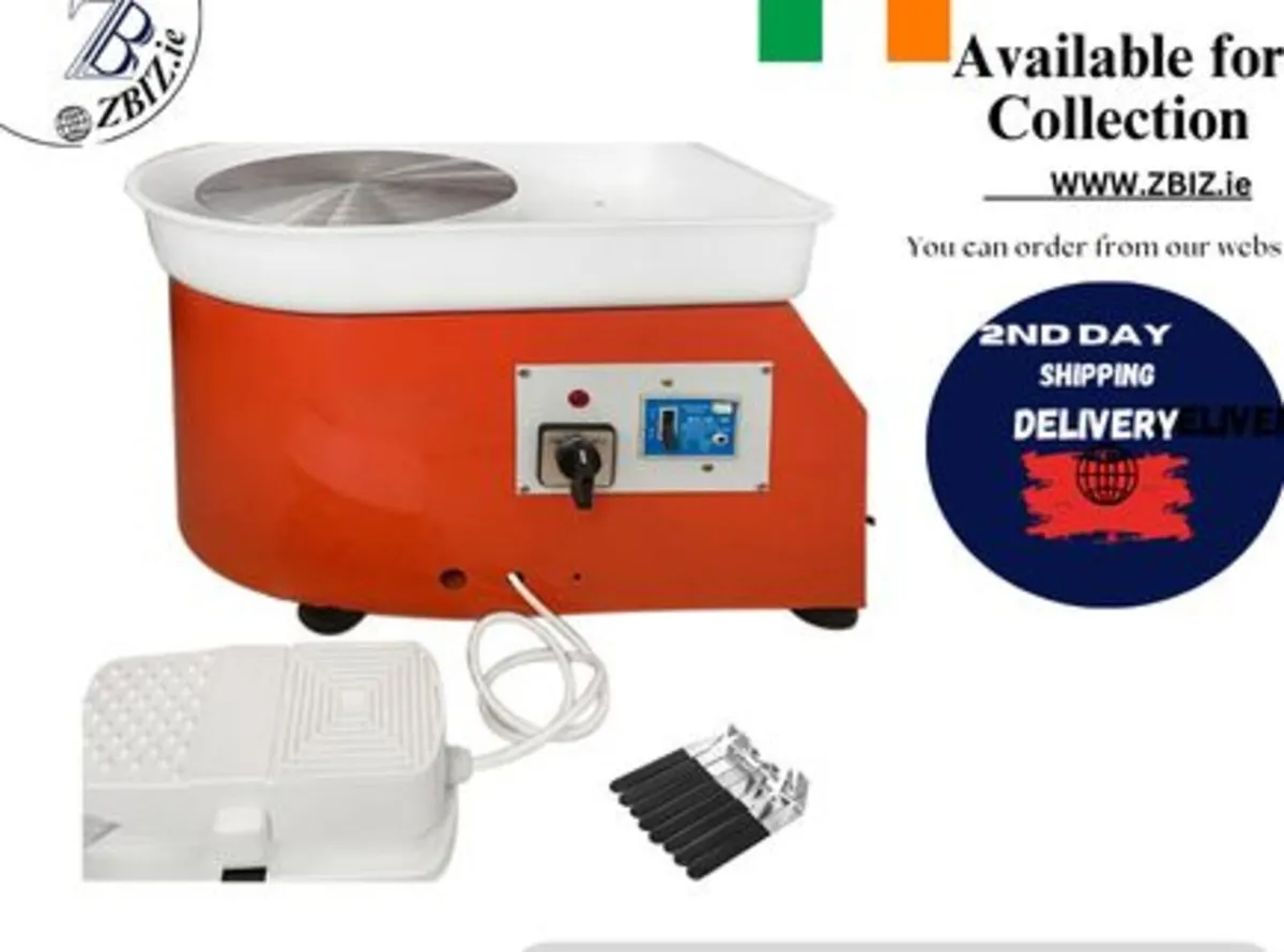 Electric Pottery Wheel Ceramic Machine 25cm - Image 1