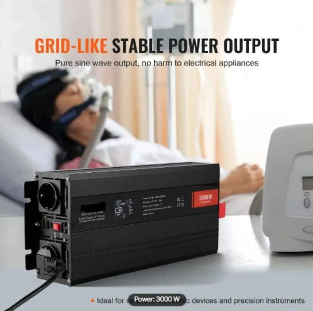 Pure Sine Wave Inverter, 3000 Watt, DC 12V - Image 4