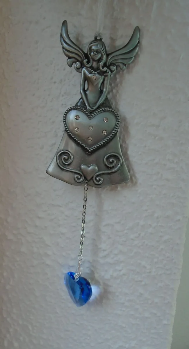 Pewter angel suncatcher ,Home decor, Gift - Image 2
