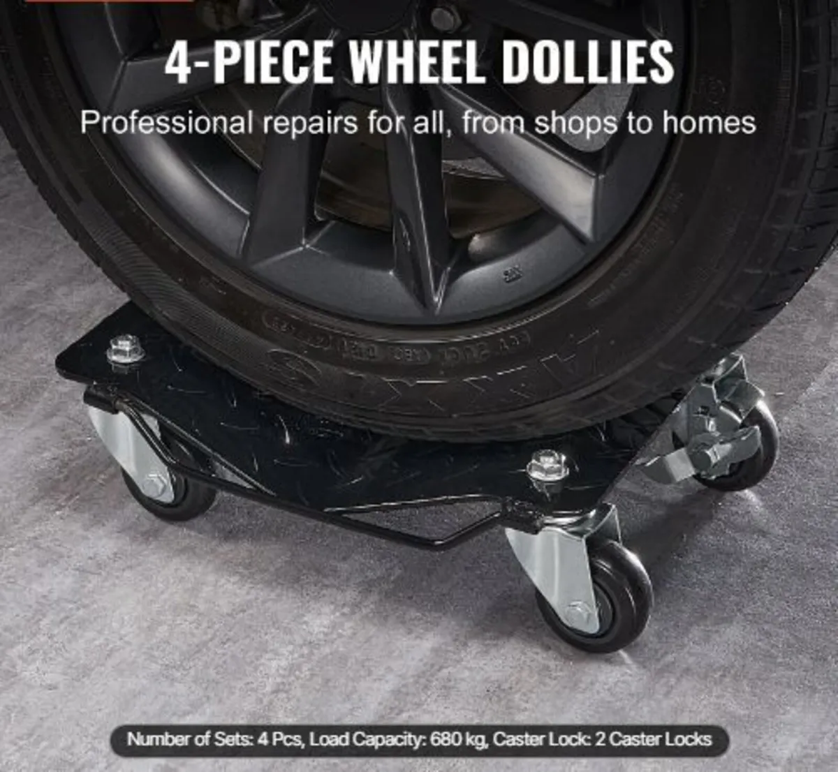 Car Dolly Wheel Tire Dolly 4 PCS - Image 3