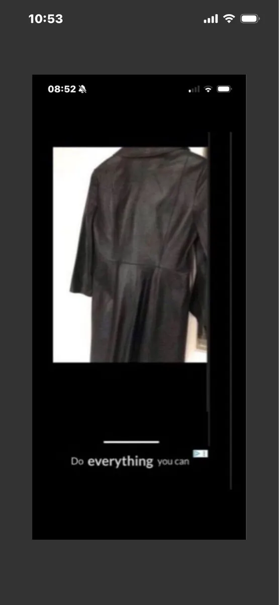 Ladies Leather Coat - Image 2