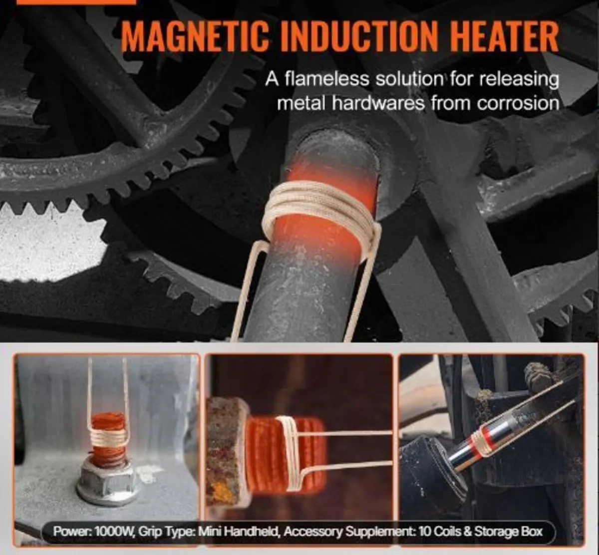 Magnetic Induction Heater Kit, 1000w 220V - Image 3
