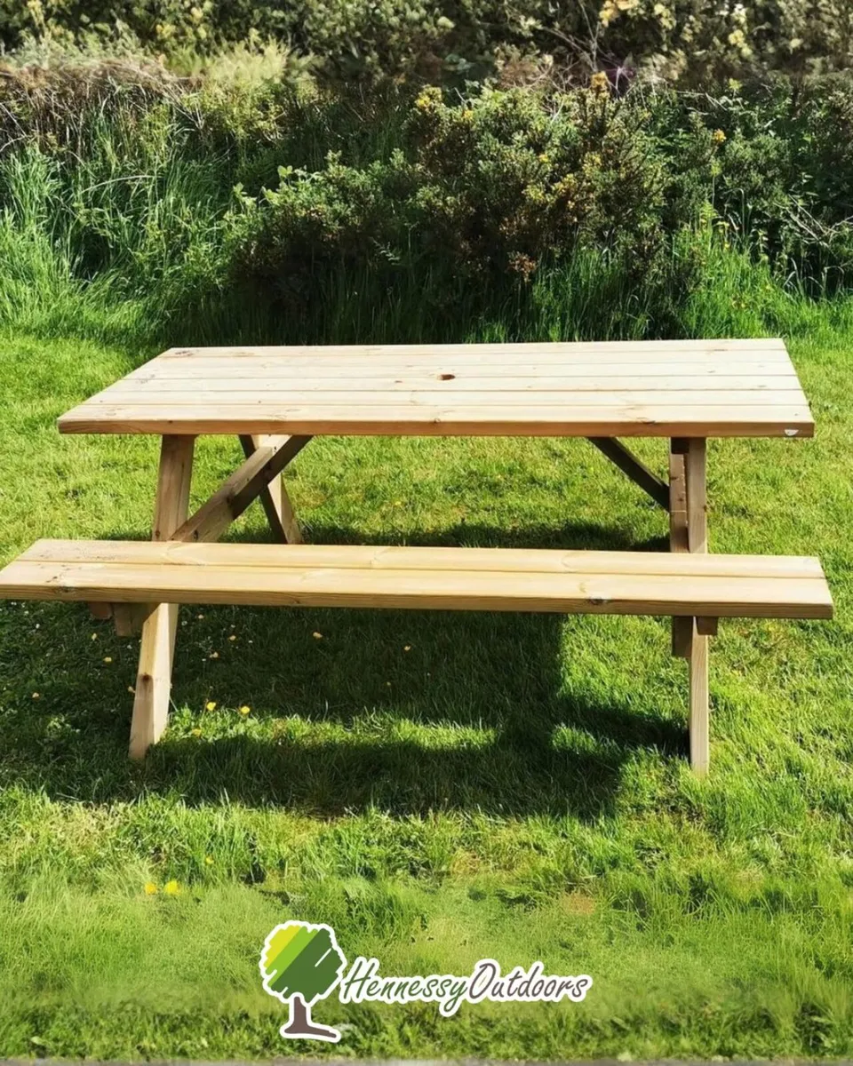 Picnic Table 1.4m Length - Image 3
