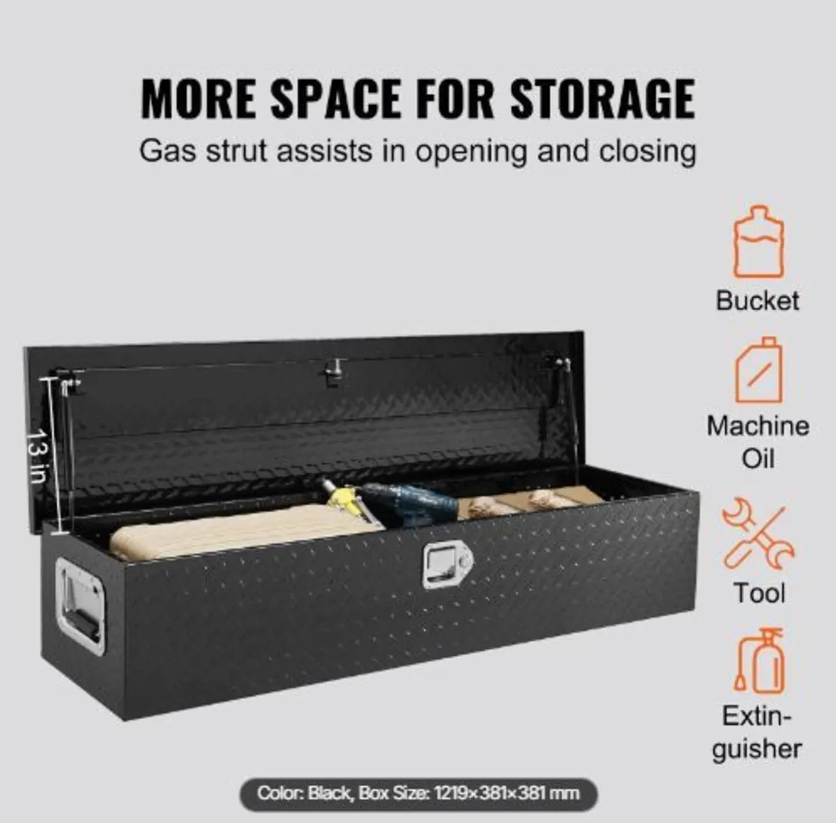 121.9x38.1x38.1 cm Heavy Duty Aluminum - Image 2