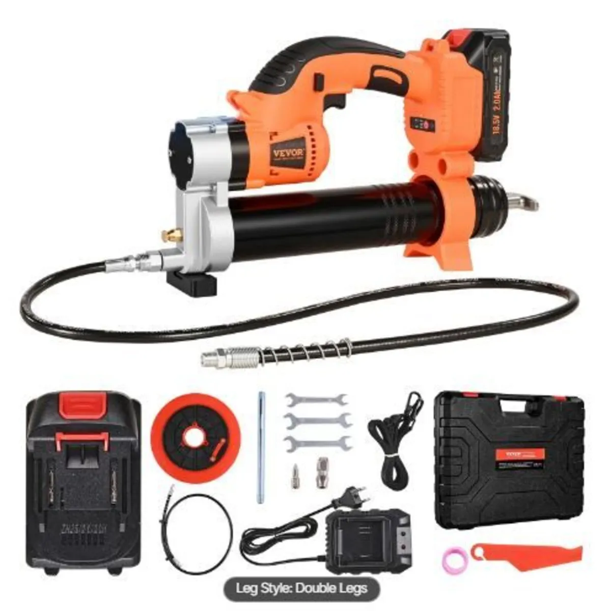 Cordless Grease Gun, 8000 PSI Max Pressure - Image 1