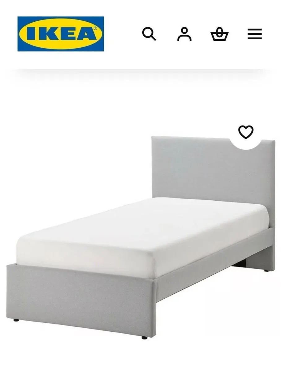 Single Bed and Mattress - Image 1