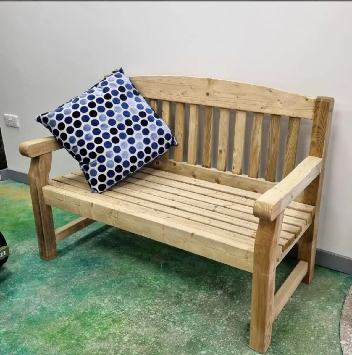 Rossmore 2 Seater Premium Timber Bench - Image 4