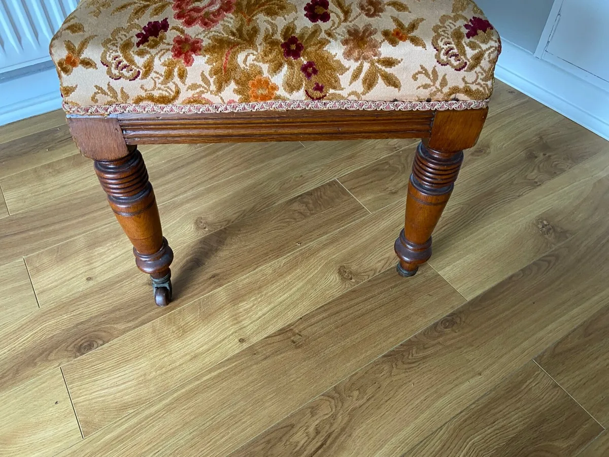 Vintage Ornate Dining/Occasional Chair – Solid Woo - Image 4