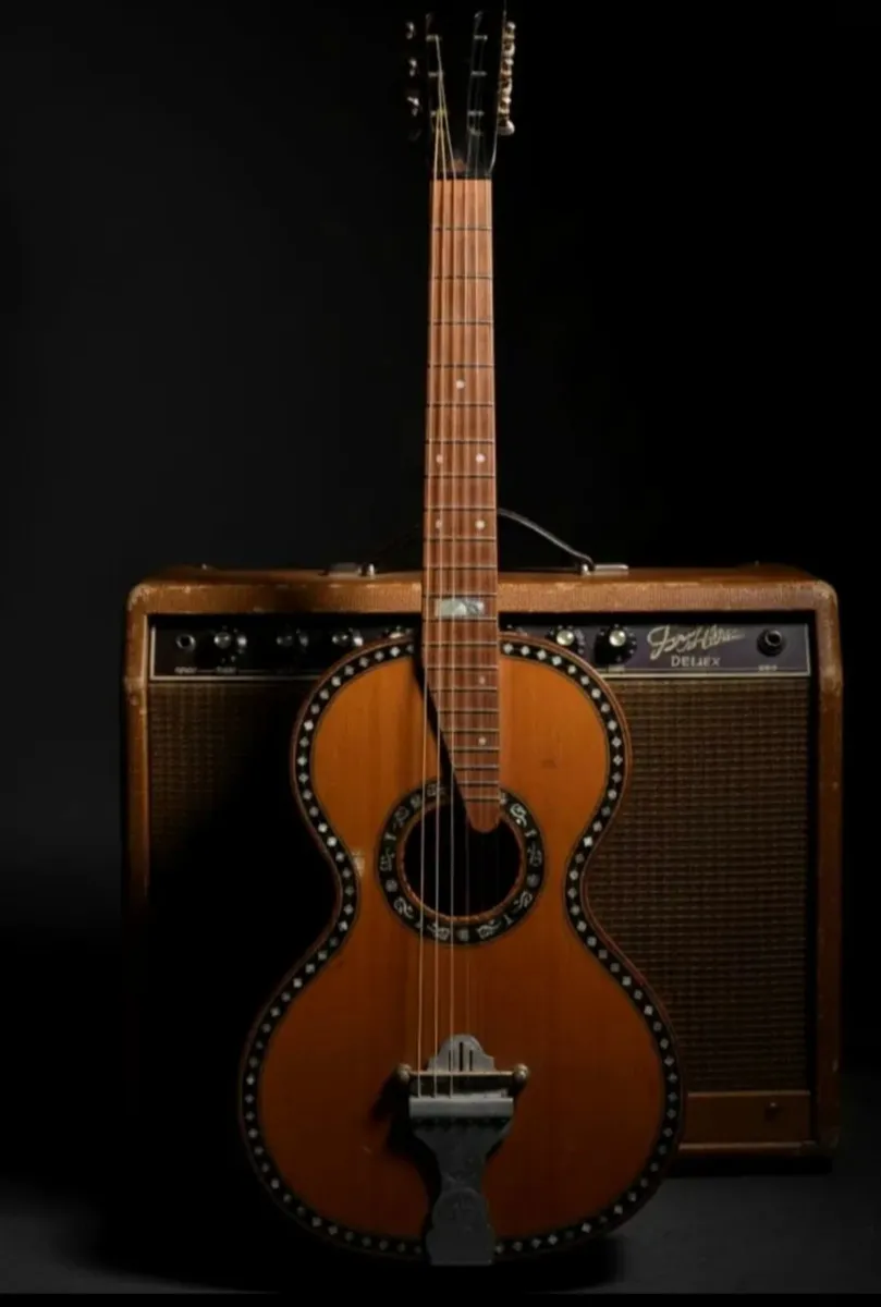 Restored German Parlor Guitar | 1880-1900 - Image 1