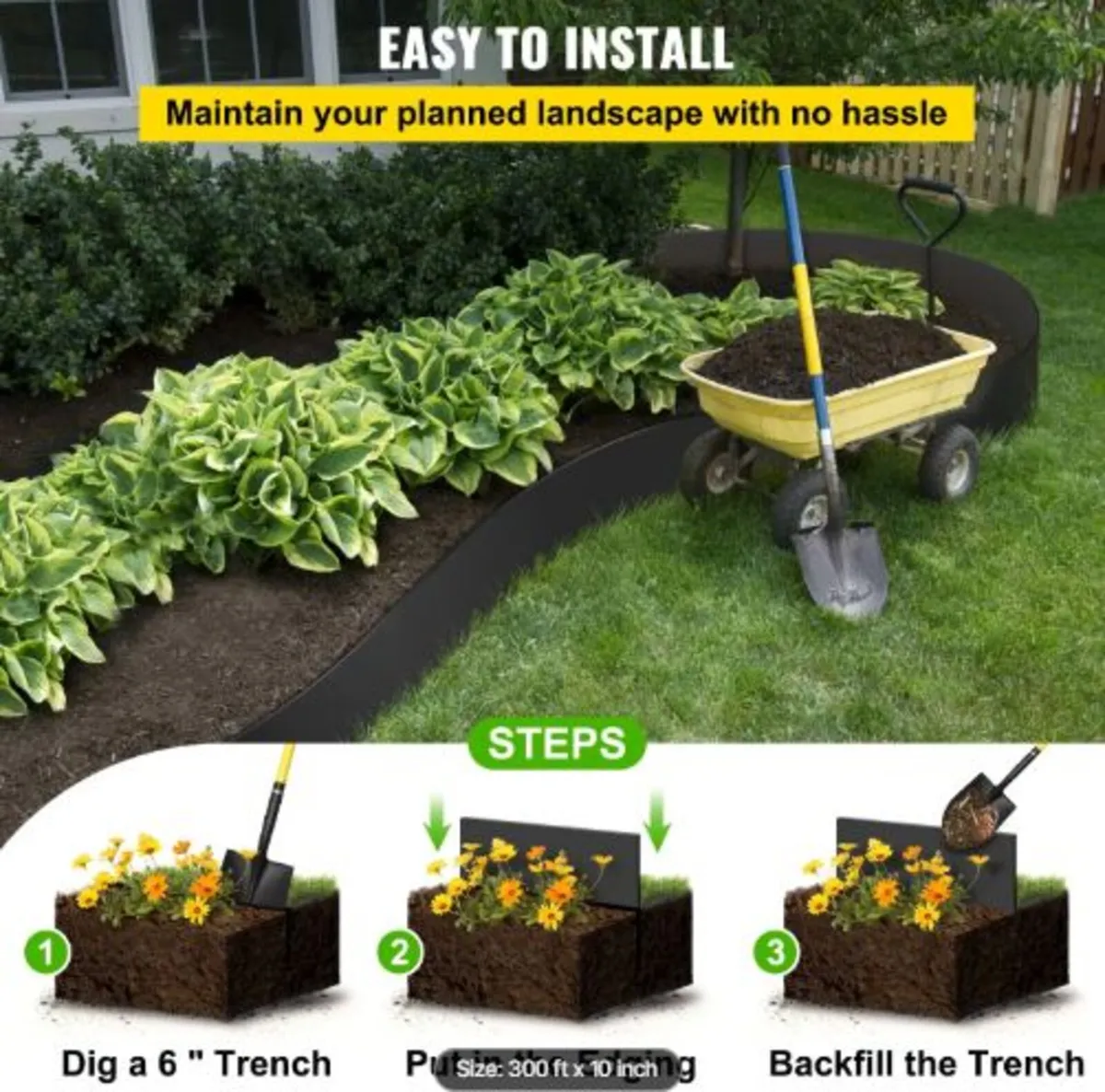 Landscape Edging,10 inch Depth 300 ft Total Length - Image 3