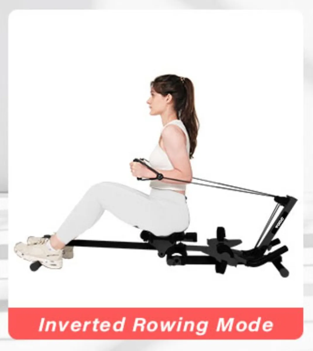 Rowing Machine, Ab Workout, Biceps Curls 3 in 1 - Image 2