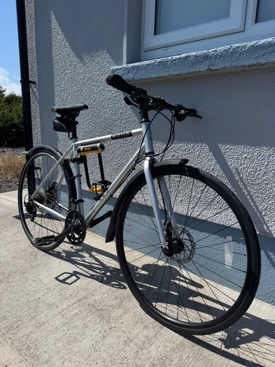 Adult city bike SONA SPORT 2.0 Silver Medium size - Image 3