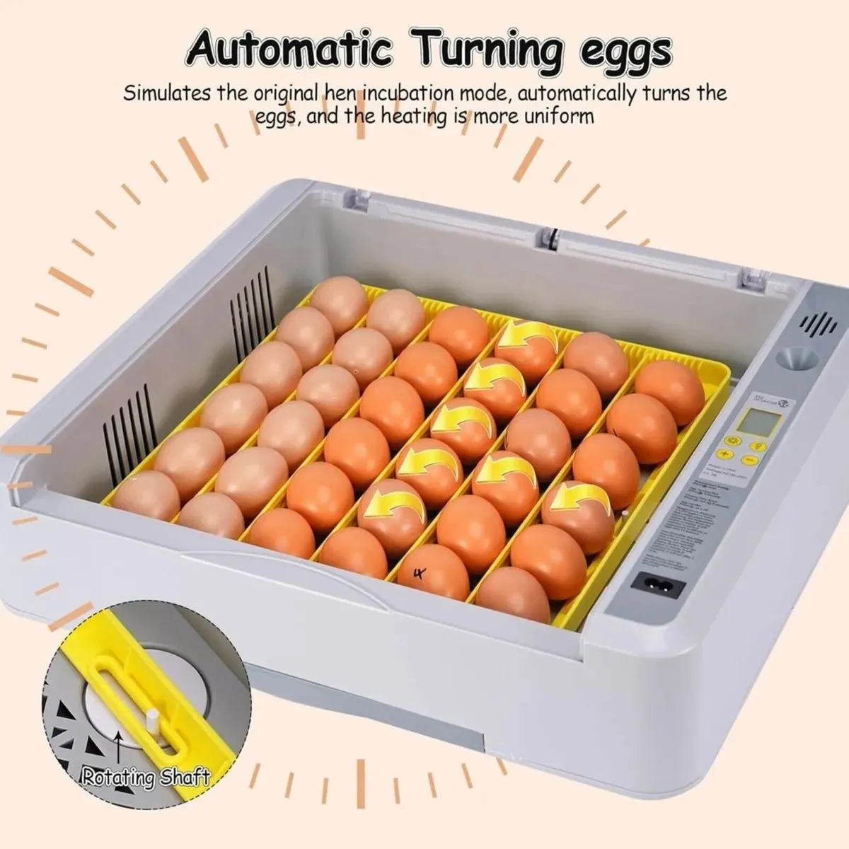 36 Egg Incubator Smart Auto Turning Hatchery - Image 1