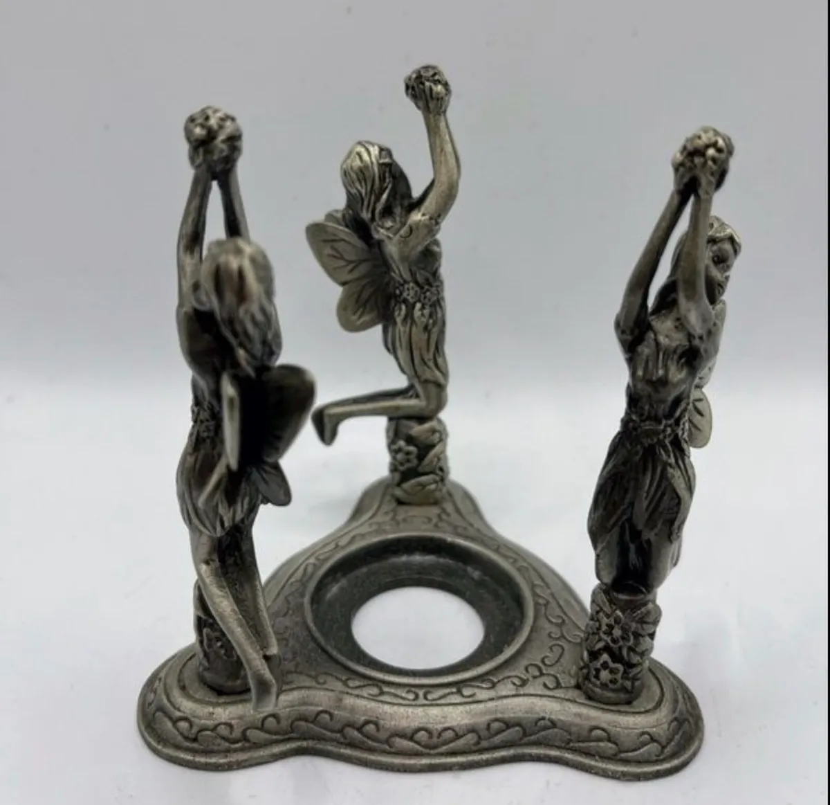 Vintage fairies tea light holder - Image 2