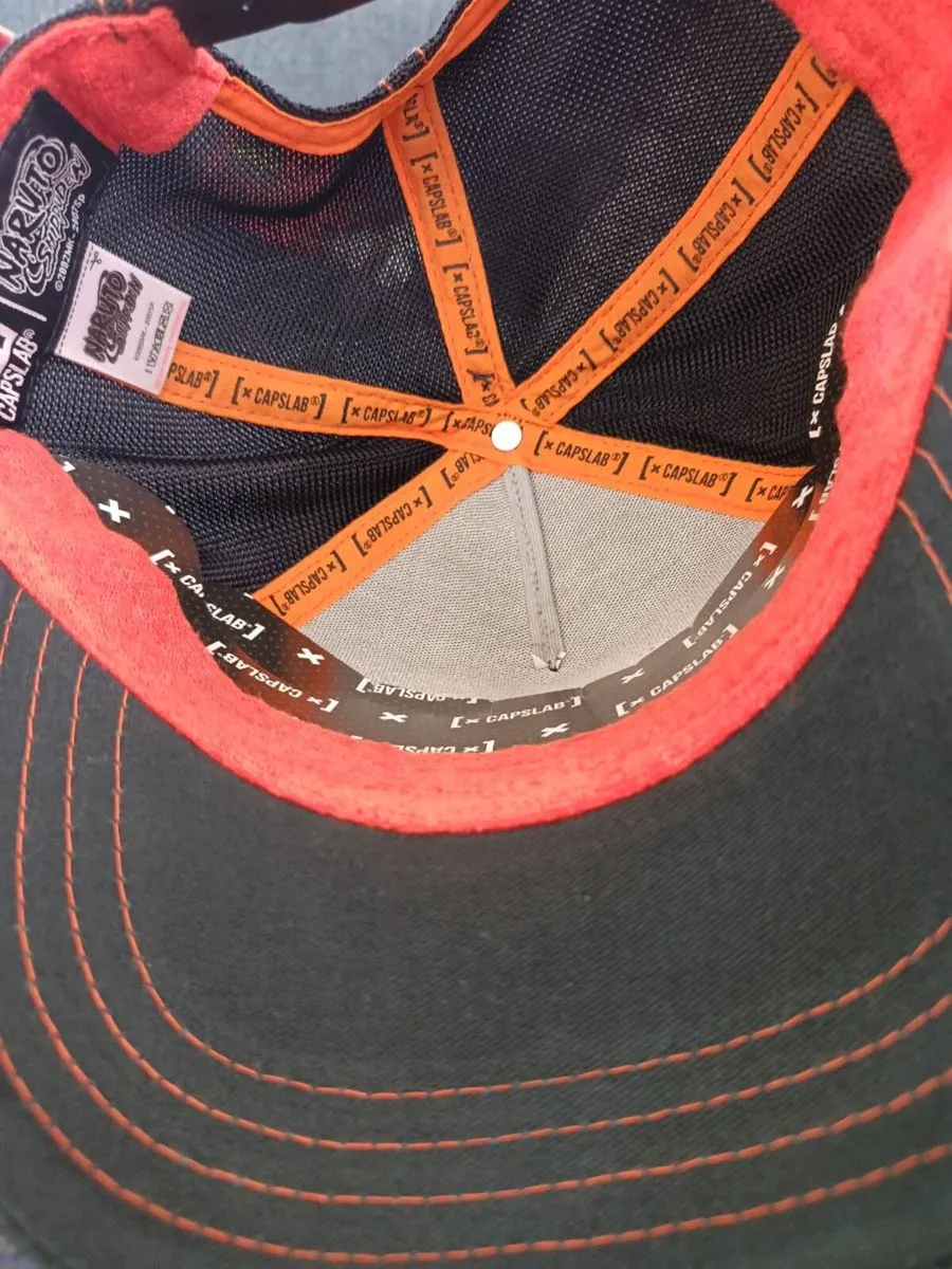 Capslab Naruto Uzumaki NS5 KAG Black Trucker Hat - Image 2