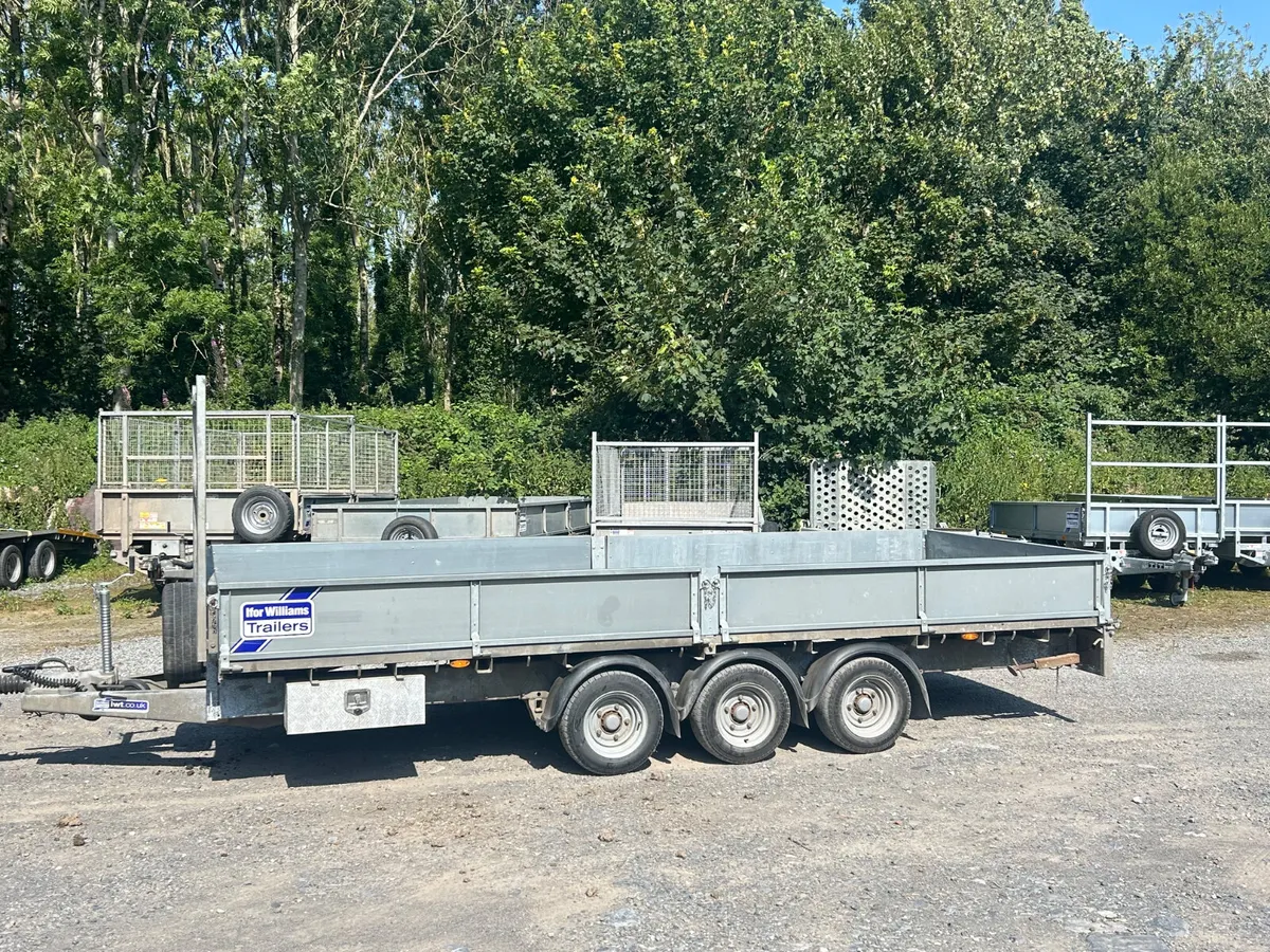 2023 Ifor Williams 16x6.6 Tri  LM166  Trailer - Image 1