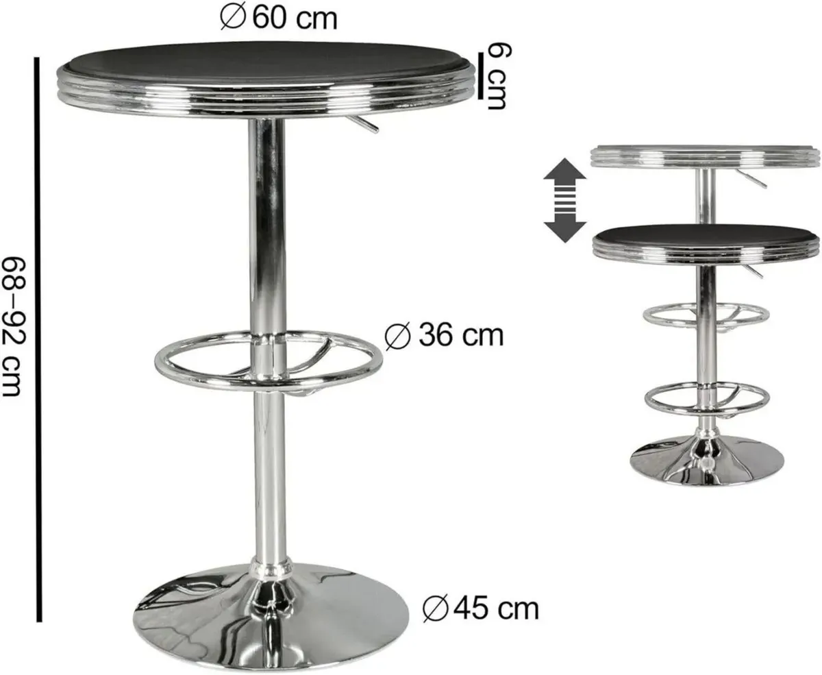 Bar Table Adjustable Outdoor Event Table - Image 4