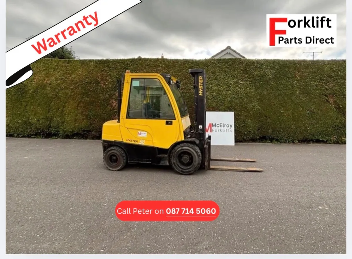 Cab Hyster 3 ton Diesel Forklift - Image 1