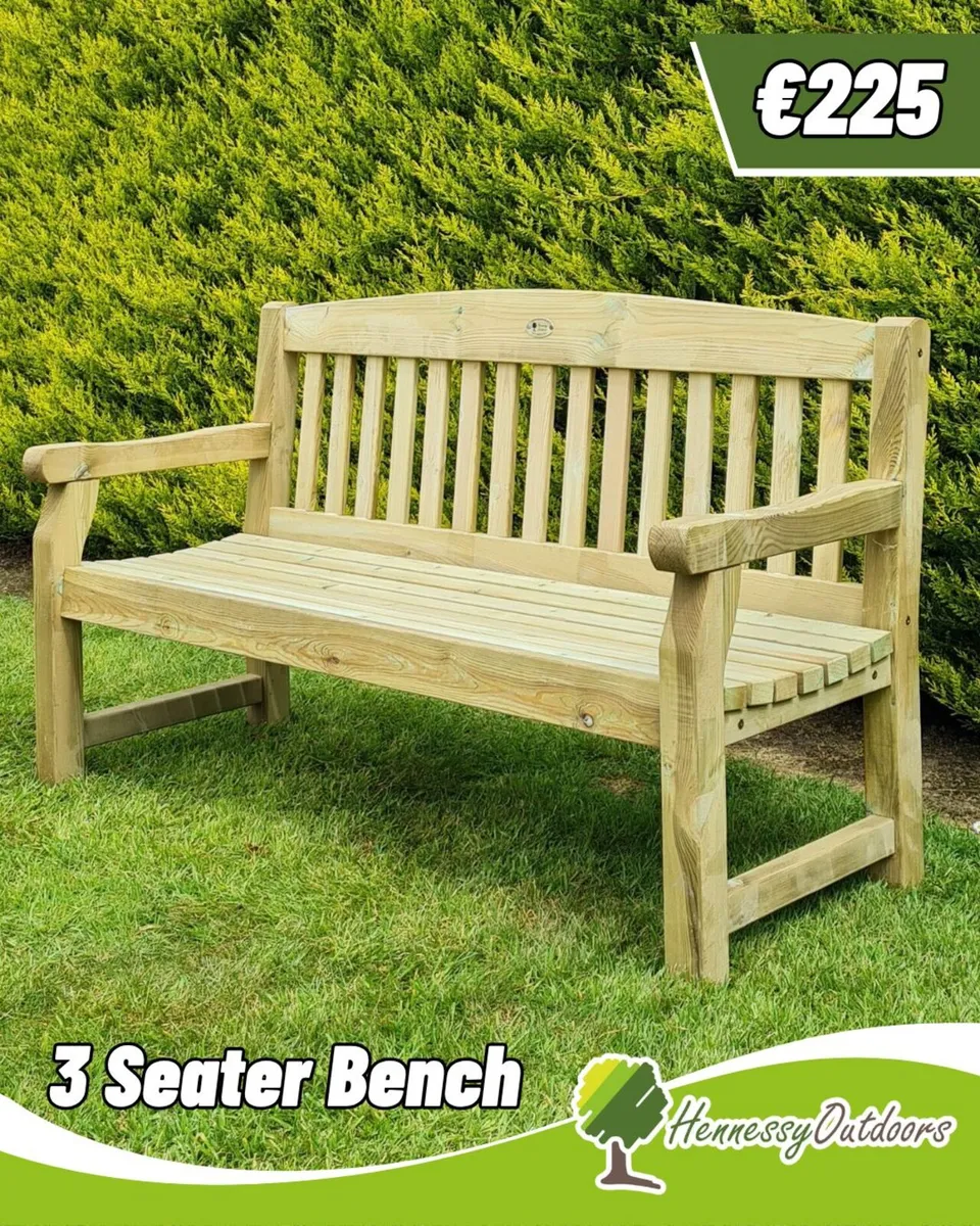3 Seater Premium Garden Bench (5 Ft 5) - Image 1