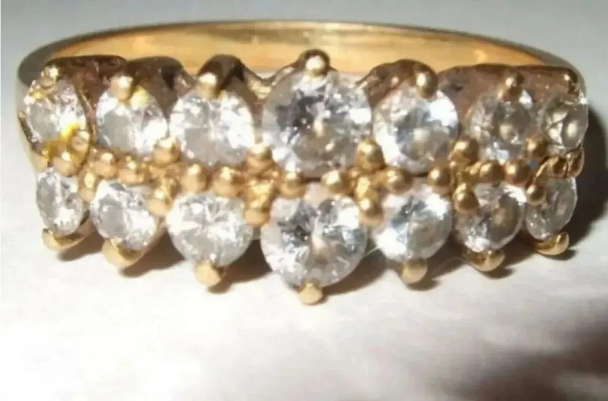 Vintage 18ct Gold & Diamond Ring - Image 2
