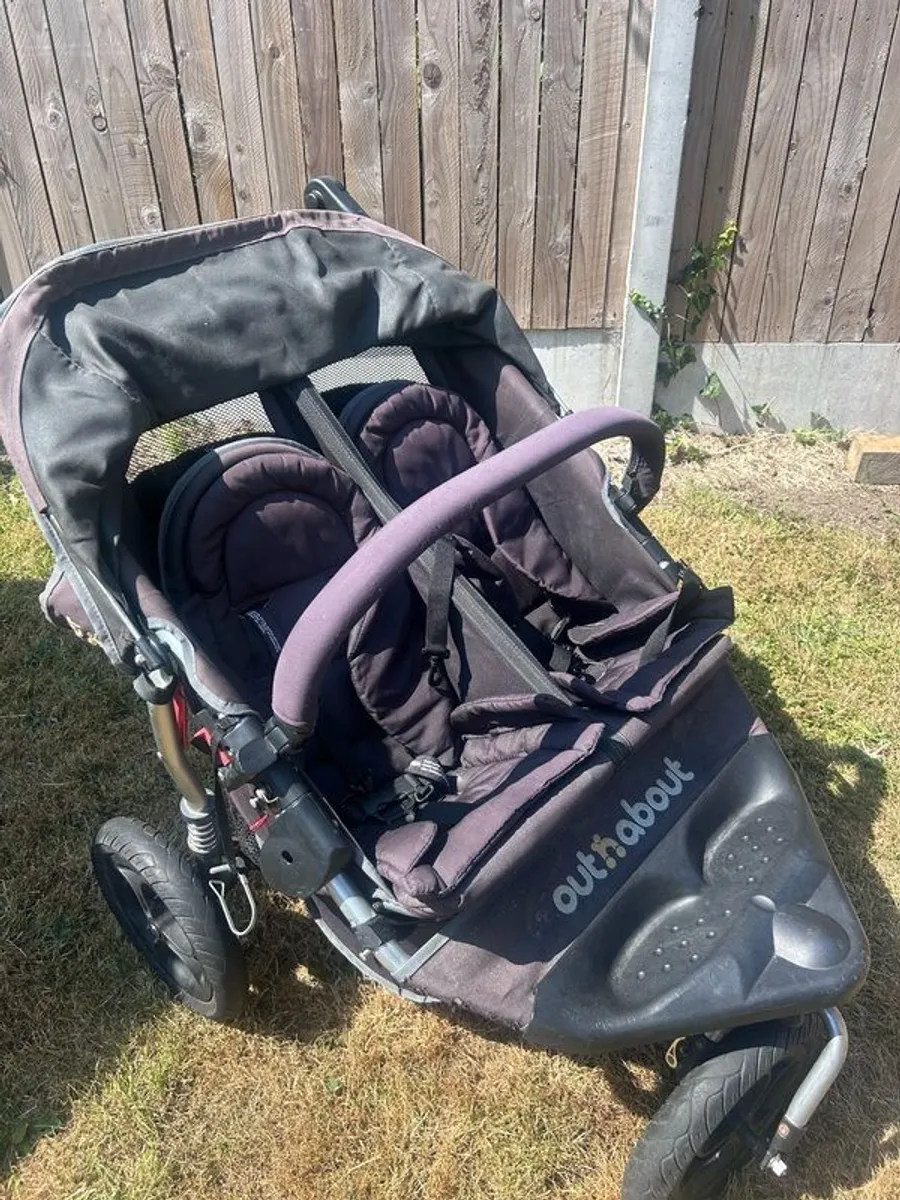 out n about nipper 360 double buggy - Image 2