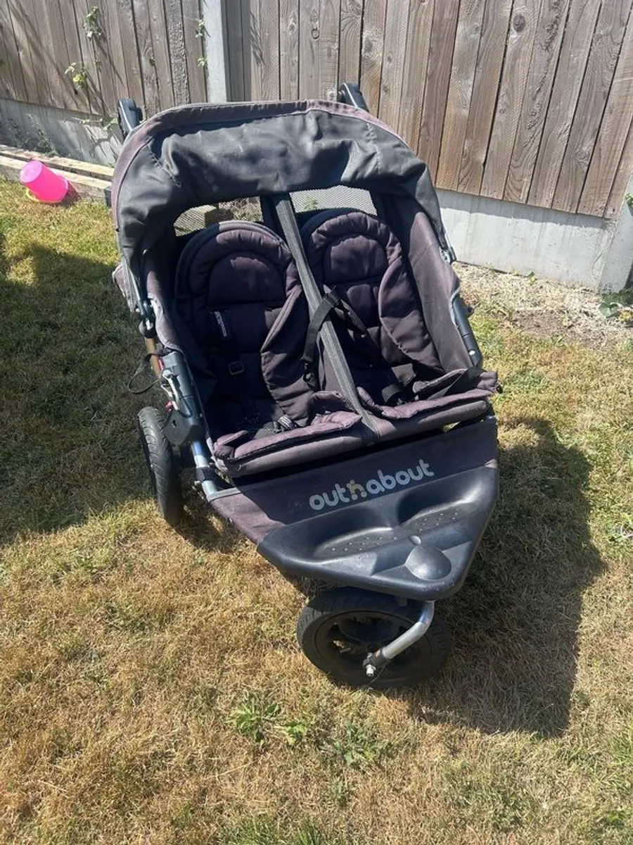 out n about nipper 360 double buggy - Image 1