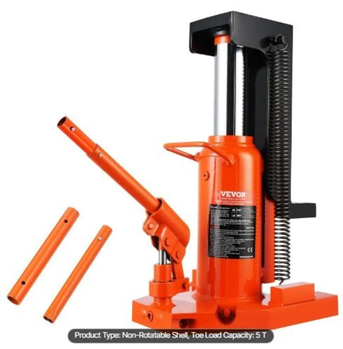 Hydraulic Toe Jack, 5 Ton/4536 kg - Image 3
