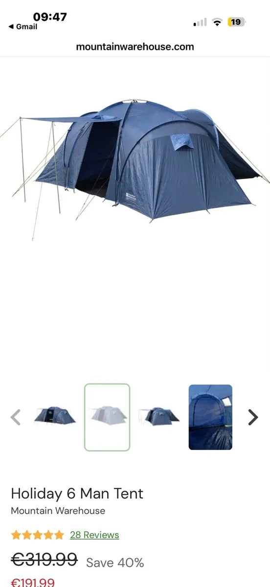 Holiday 6 man tent - Image 2