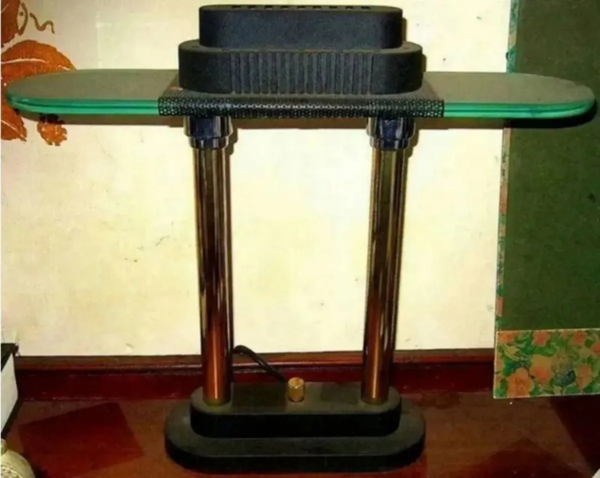 Vintage Harrods Bankers Lamp With Dimmer - Image 4