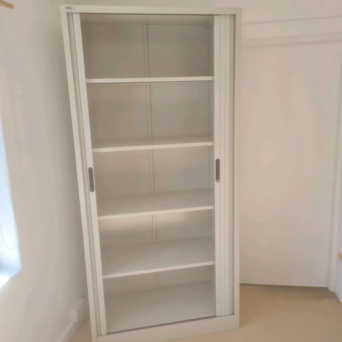 Metal 2100mm tambour storage cabinets - Image 2