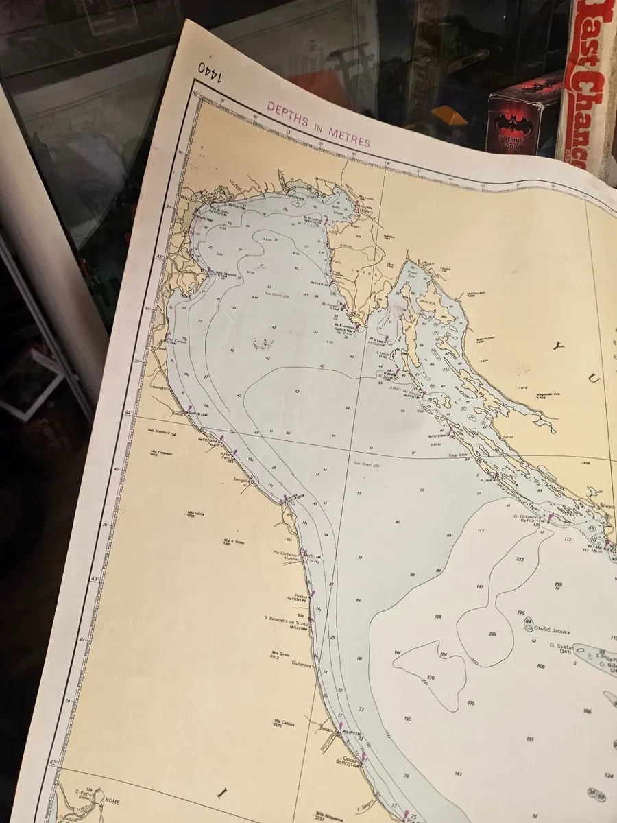 Vintage Map Chart Adriatic Sea - Image 3
