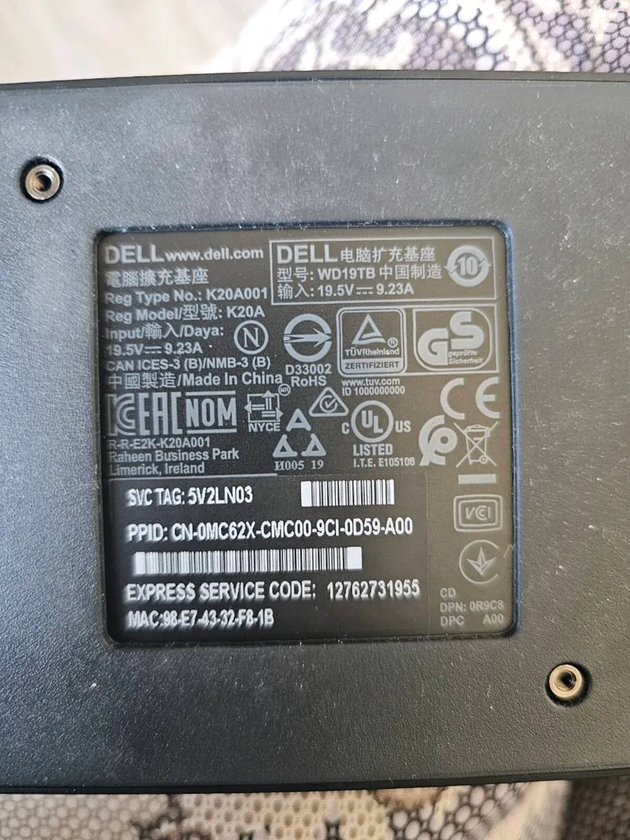 Dell Thunderbolt Dock WD19TB - Image 2