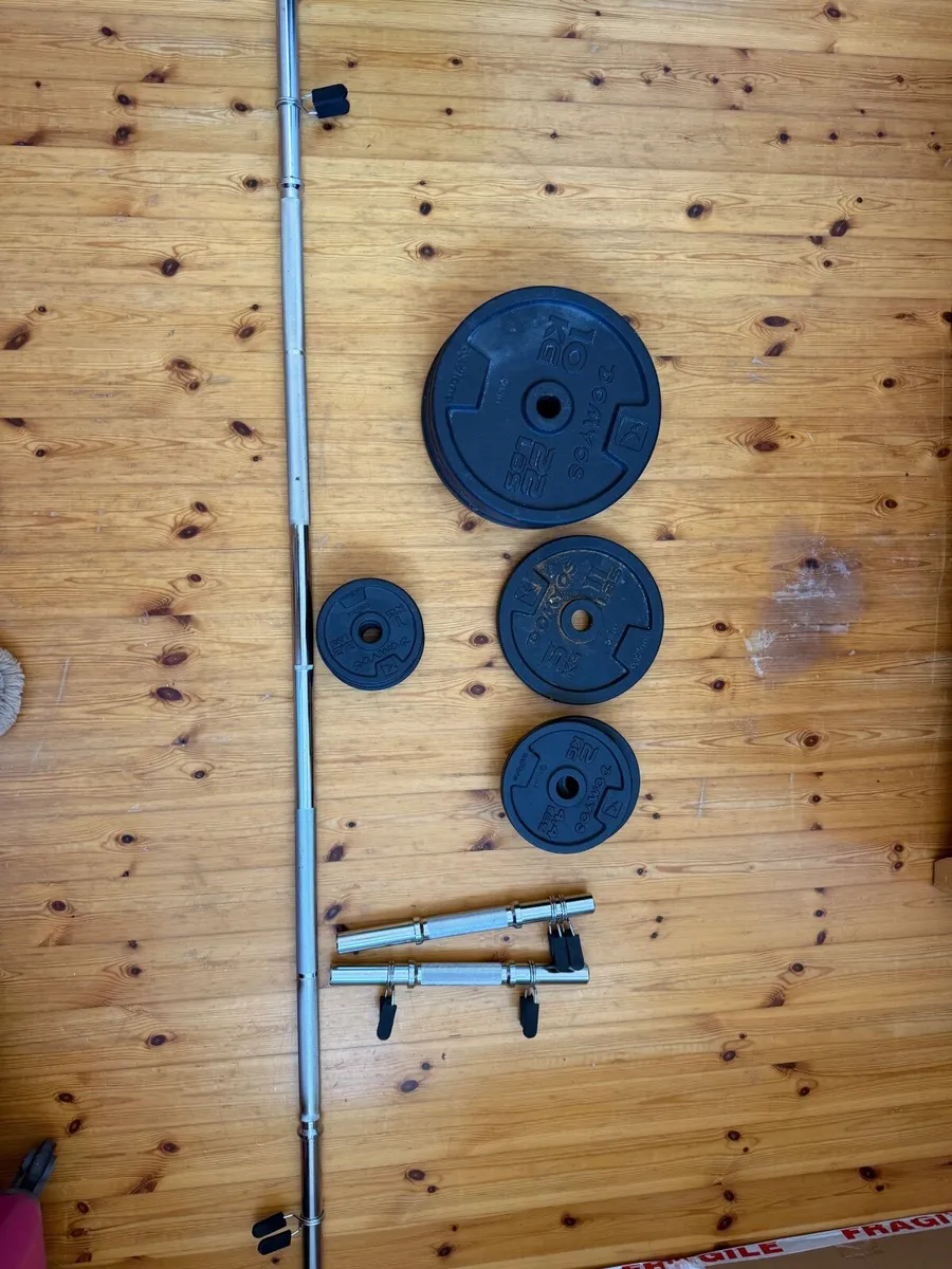 47kg Weight Set with Barbell & Dumbbell Bars