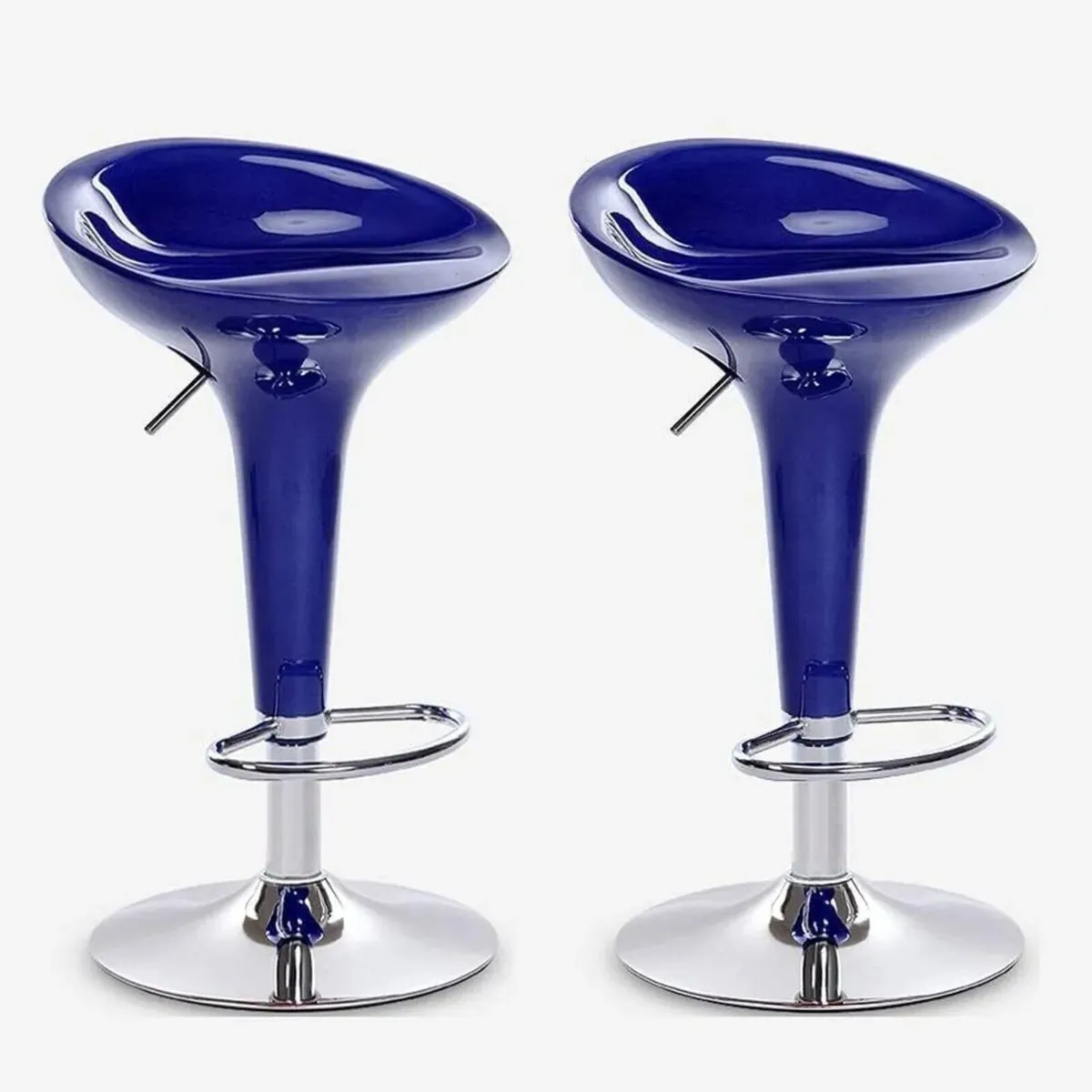 2 Gas Lift Bar Stools For Home Bar & Kitchen - Image 1