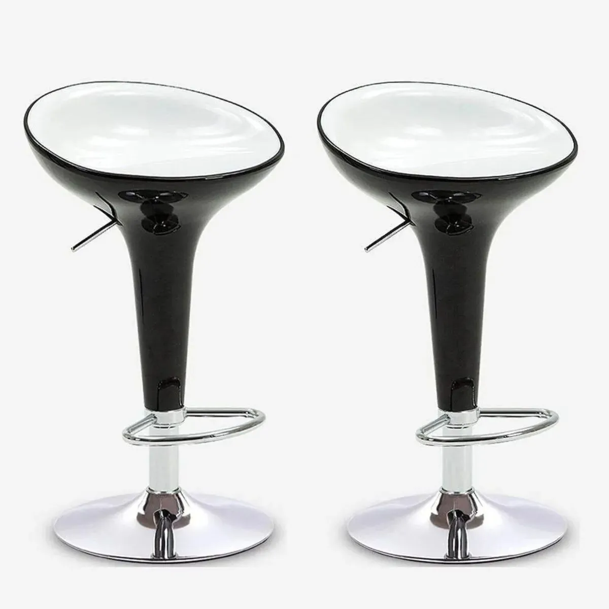 2 Gas Lift Bar Stools For Home Bar & Kitchen - Image 3