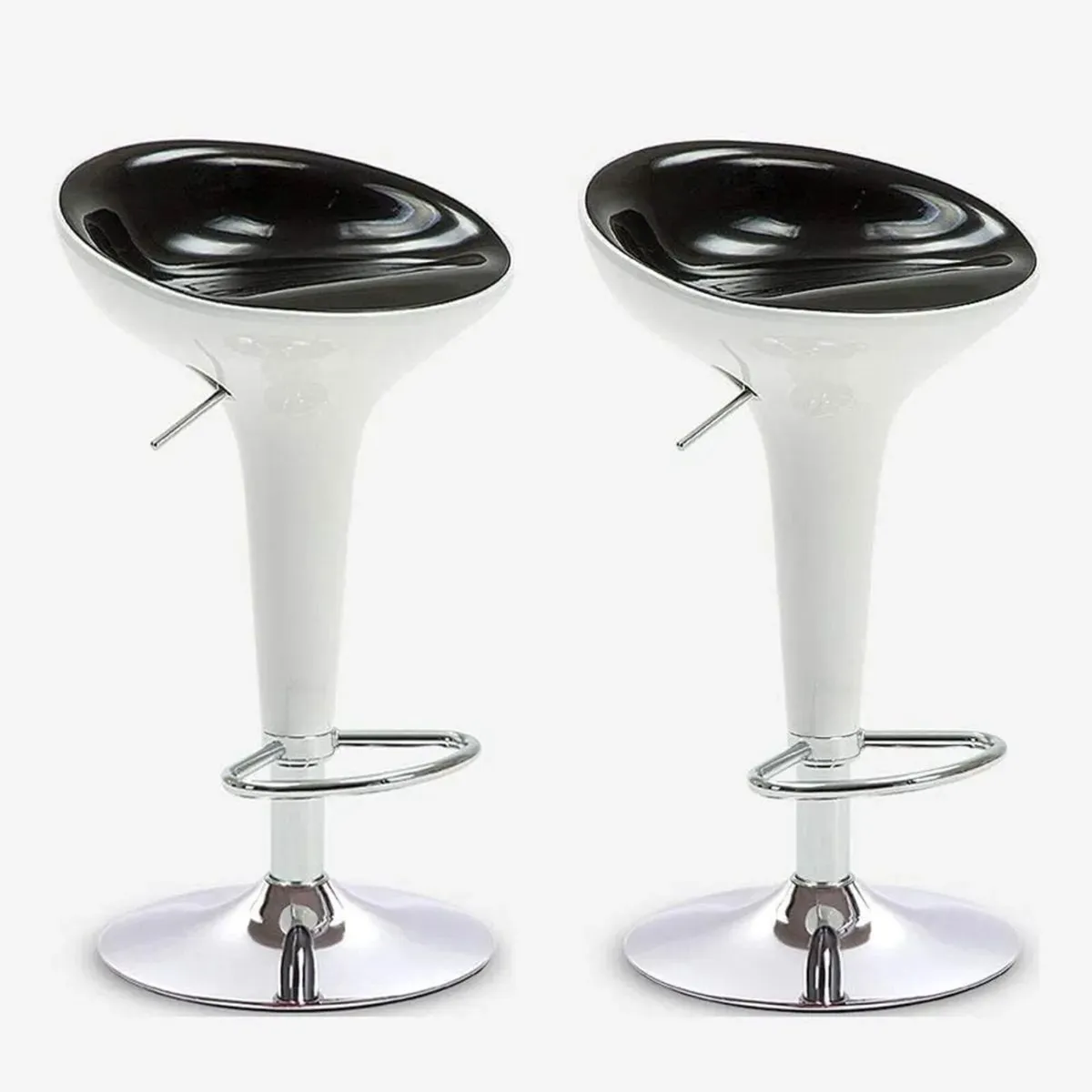 2 Gas Lift Bar Stools For Home Bar & Kitchen - Image 4
