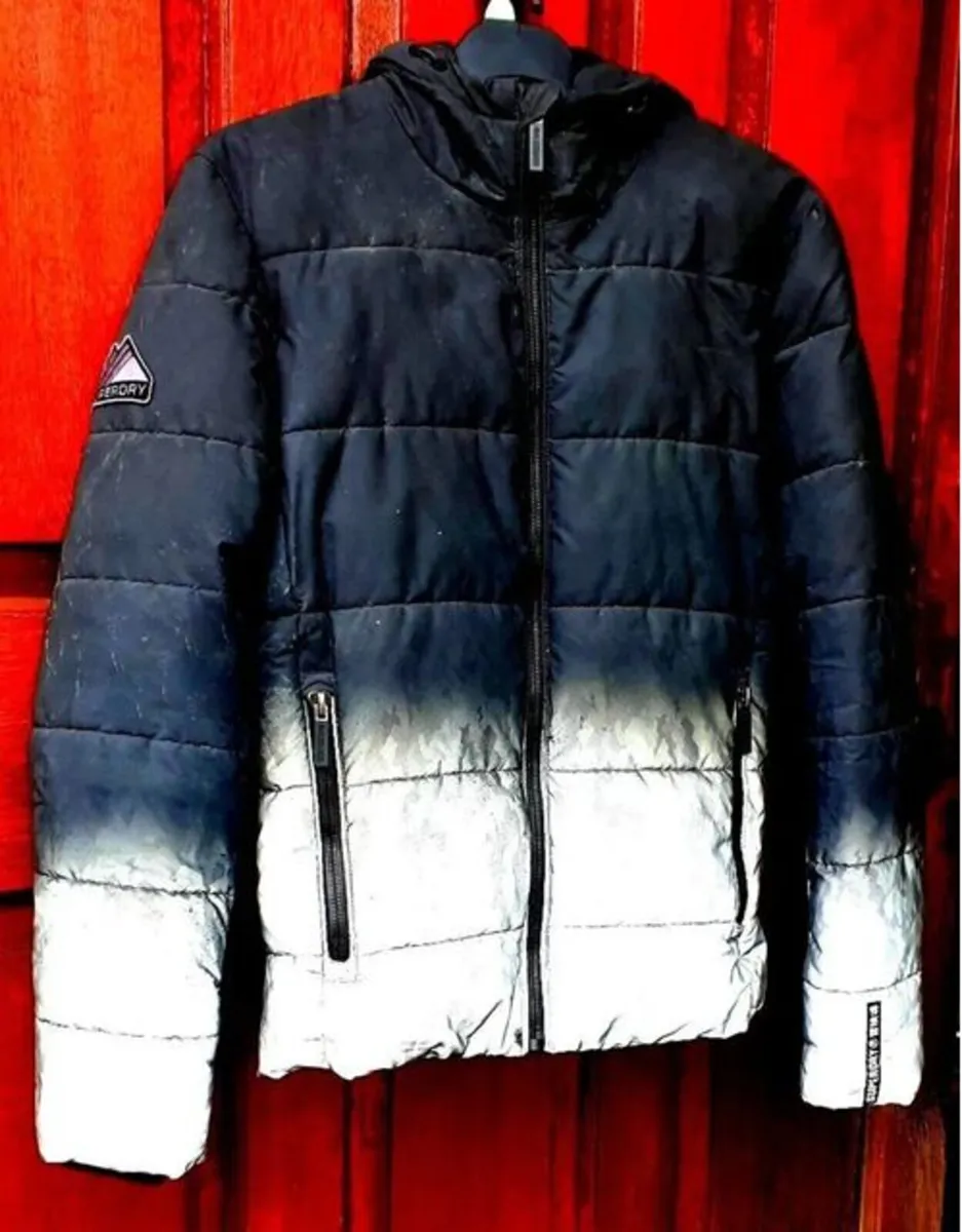 Ex-Display Superdry Hooded Puffa Jacket - Image 1